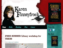 Tablet Screenshot of karenfinneyfrock.com